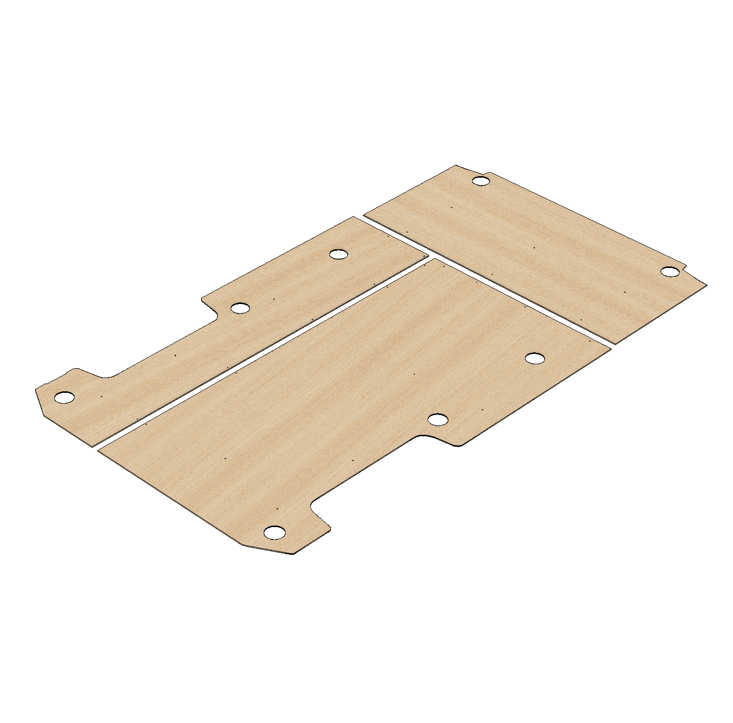 Maxus (Weststar, LDV) V80 2011-Present LWB - Floor Ply Lining Kit