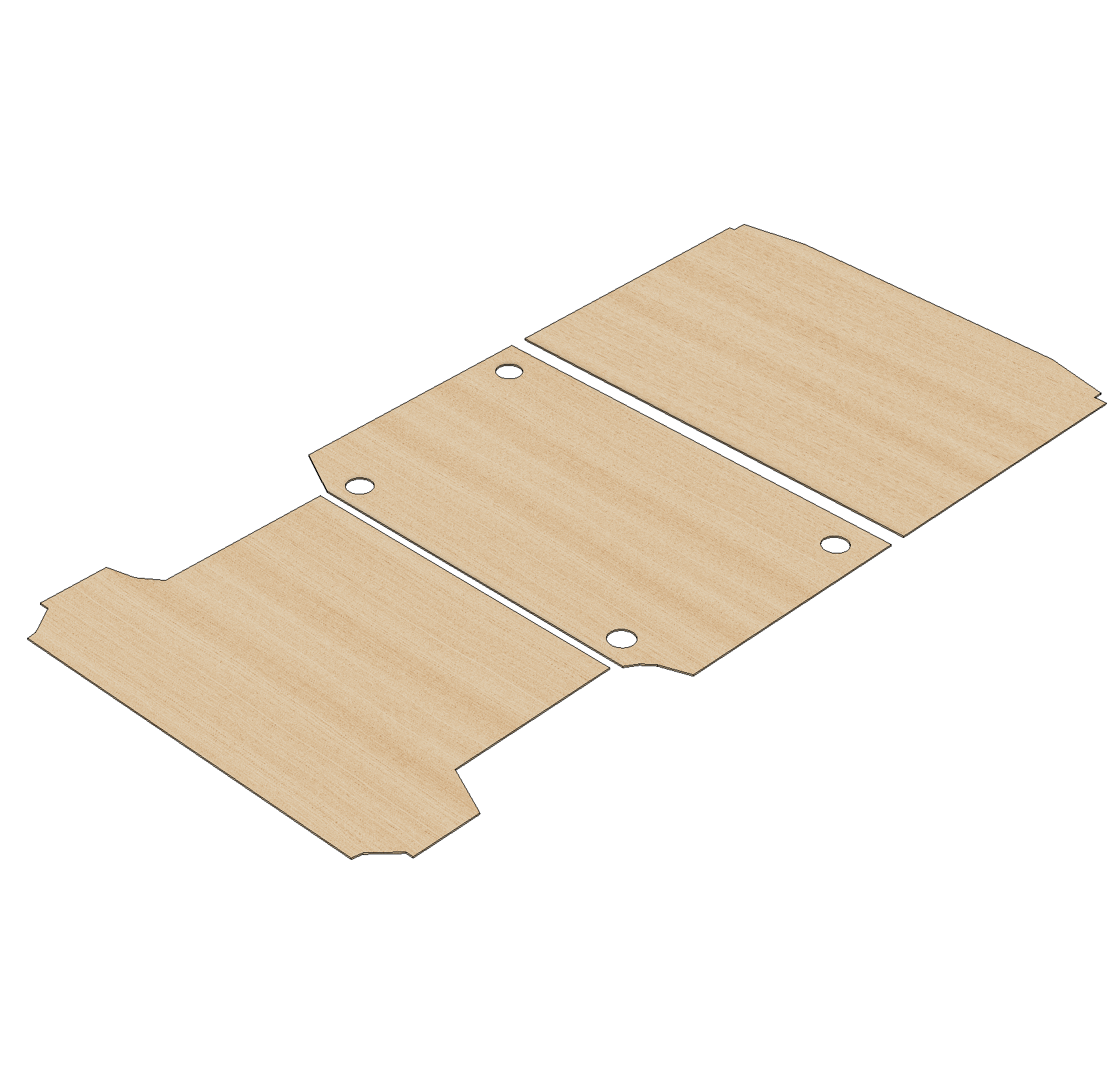 Nissan Interstar 2025-Present LWB L3 Floor Ply Lining Kit