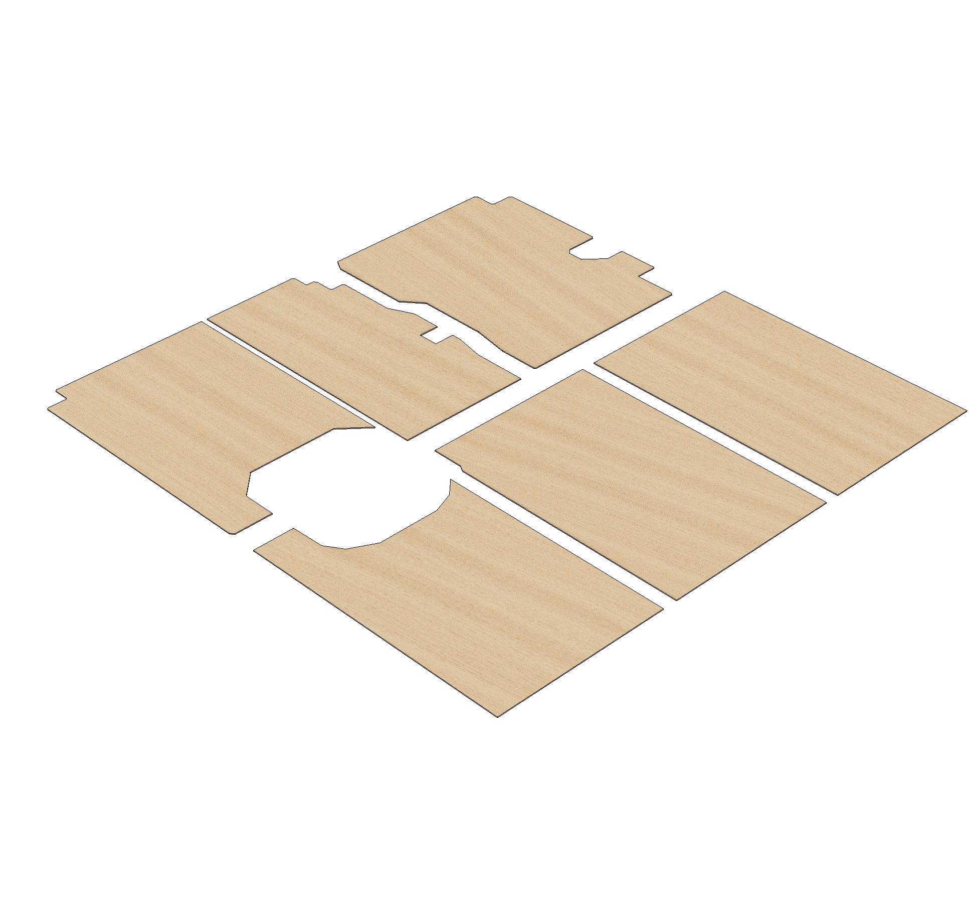 Nissan Interstar 2025-Present LWB L3 - Side Panels Ply Lining Kit