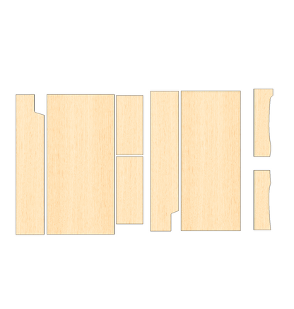 Peugeot Expert 2006-2016  SWB - Wheel Boxes Ply Lining Kit