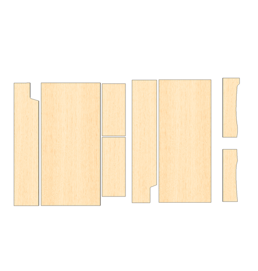 Peugeot Expert 2006-2016  SWB - Wheel Boxes Ply Lining Kit