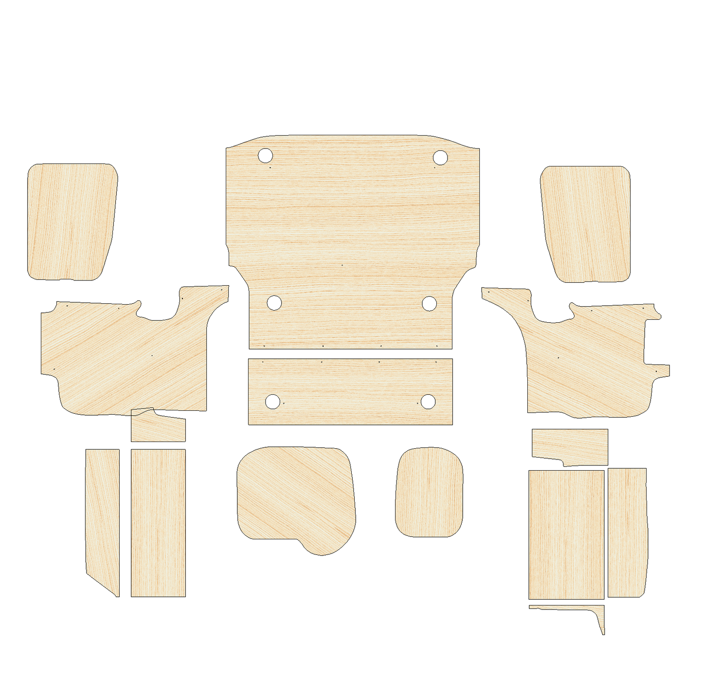Fiat Fiorino 2008 - Present  - Full Ply Lining Kit