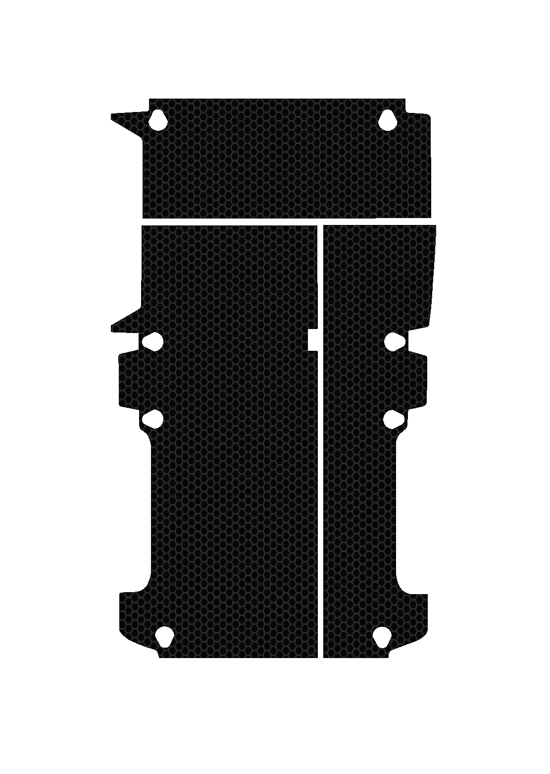 Volkswagen Transporter T5-T6 2003-2025 | LWB Without Bulkhead | Birch Phenolic Hexagrip Faced Flooring