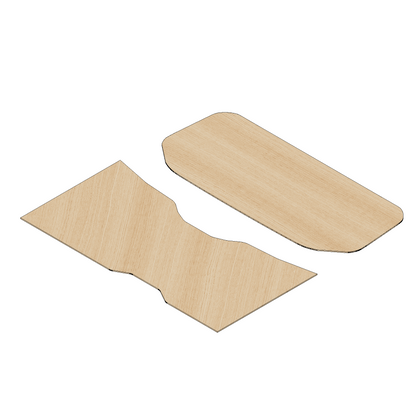 Ford Transit Custom 2013-2023 - Rear Tailgate door Ply Lining Kit