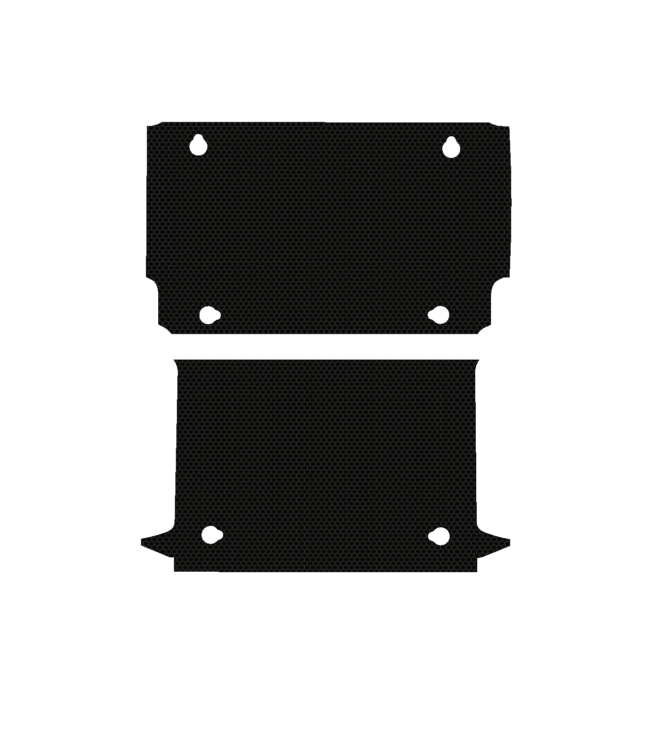 Vauxhall Combo 2012-2018 | SWB | One Sliding Door | Birch Phenolic Hexagrip Faced Flooring Ply Lining Kit