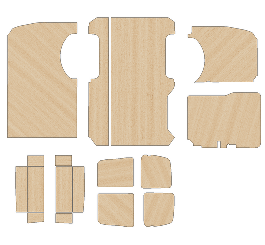 Toyota HiAce 2004-2019  - Full Ply Lining Kit