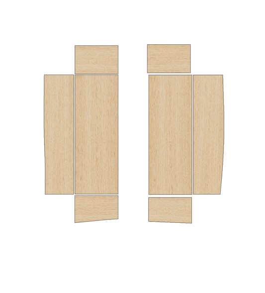 Toyota HiAce 2004-2019   - Wheel Boxes Ply Lining Kit