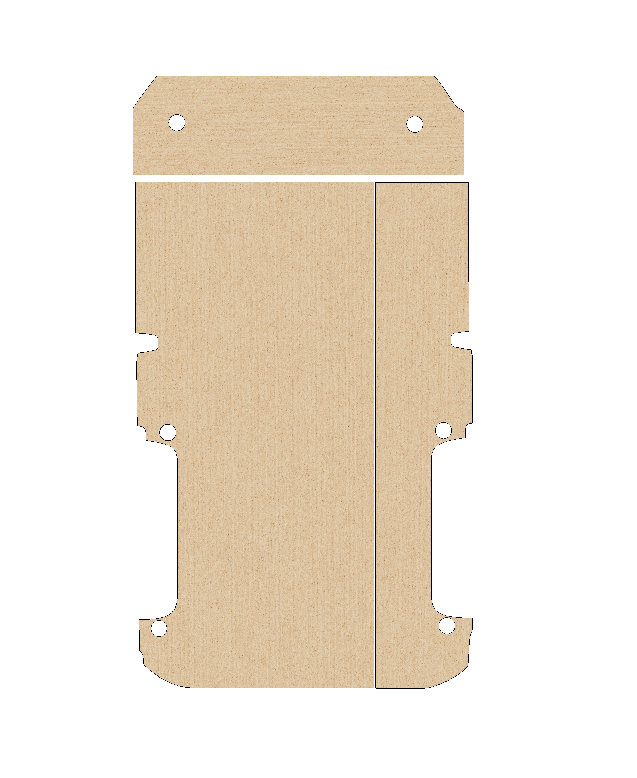 Toyota HiAce 2004-2019 LWB  - Floor Ply Lining Kit