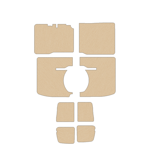 Toyota HiAce 2004-2019 LWB Any Height - Side Panels Ply Lining Kit
