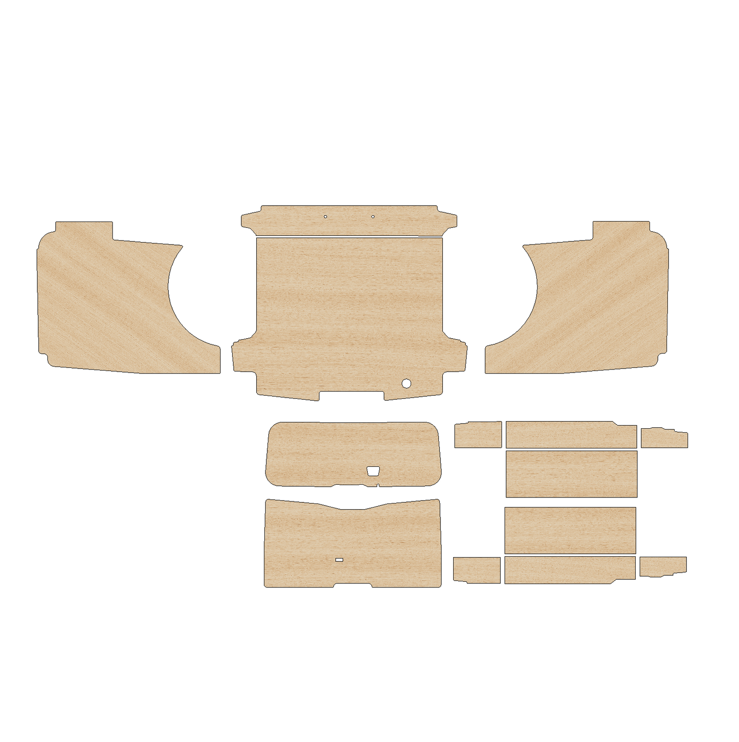 Volkswagen Transporter Kombi (DCIV - Double Crew Cab) 2023 - Present  - Full Ply Lining Kit