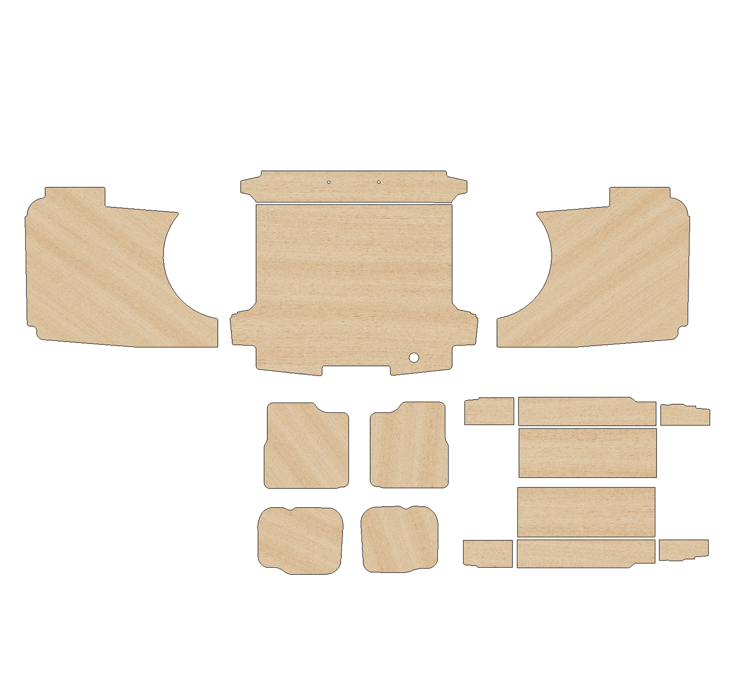 Volkswagen Transporter Kombi (DCIV - Double Crew Cab) 2023 - Present  - Full Ply Lining Kit