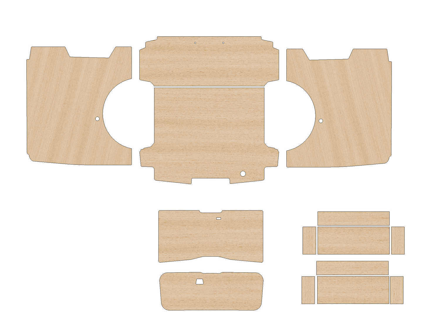 Volkswagen Transporter Kombi (DCIV - Double Crew Cab) 2023 - Present  - Full Ply Lining Kit