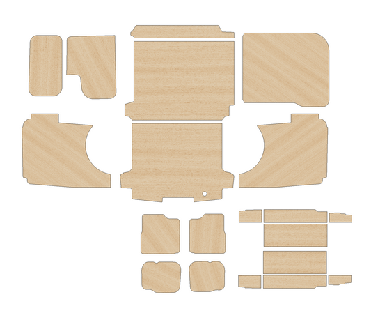 Ford Transit Custom 2023 - Present  - Full Ply Lining Kit