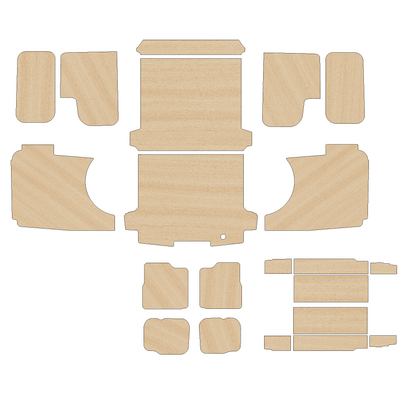 Ford Transit Custom 2023 - Present  - Full Ply Lining Kit