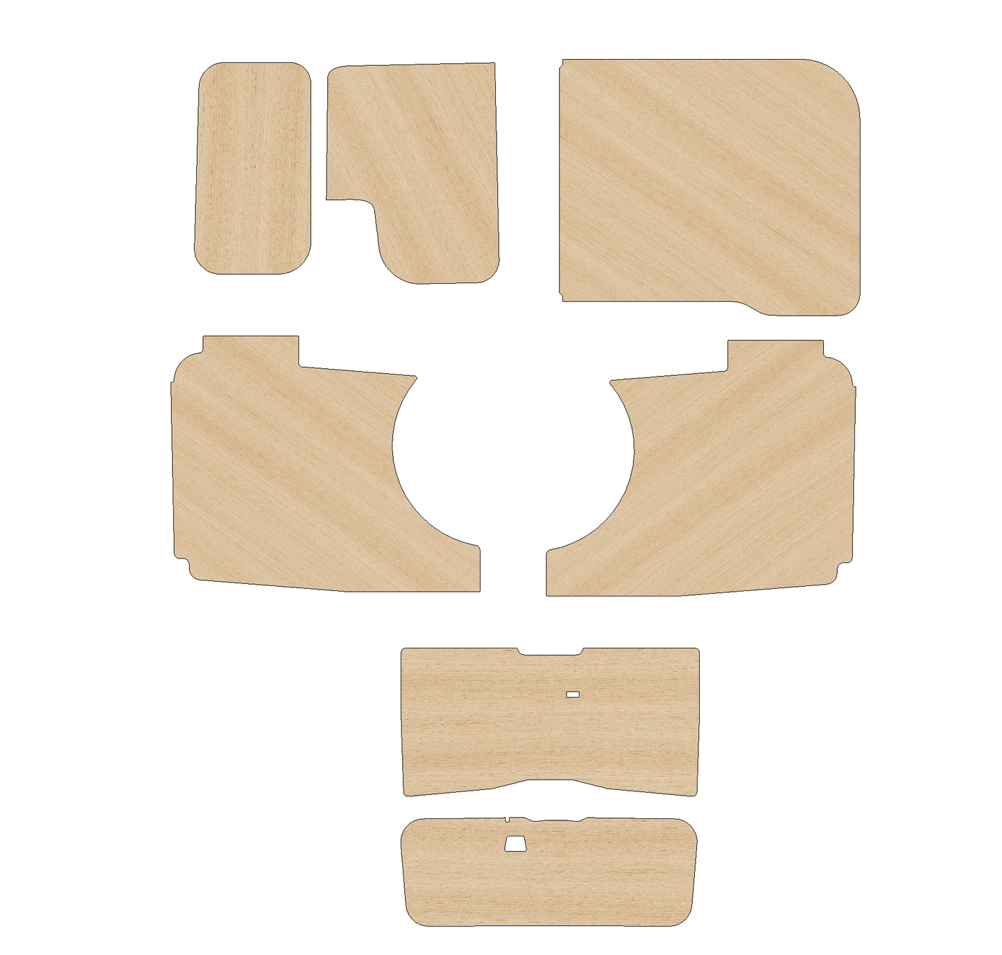 Ford Transit Custom 2023 - Present  - Full Ply Lining Kit