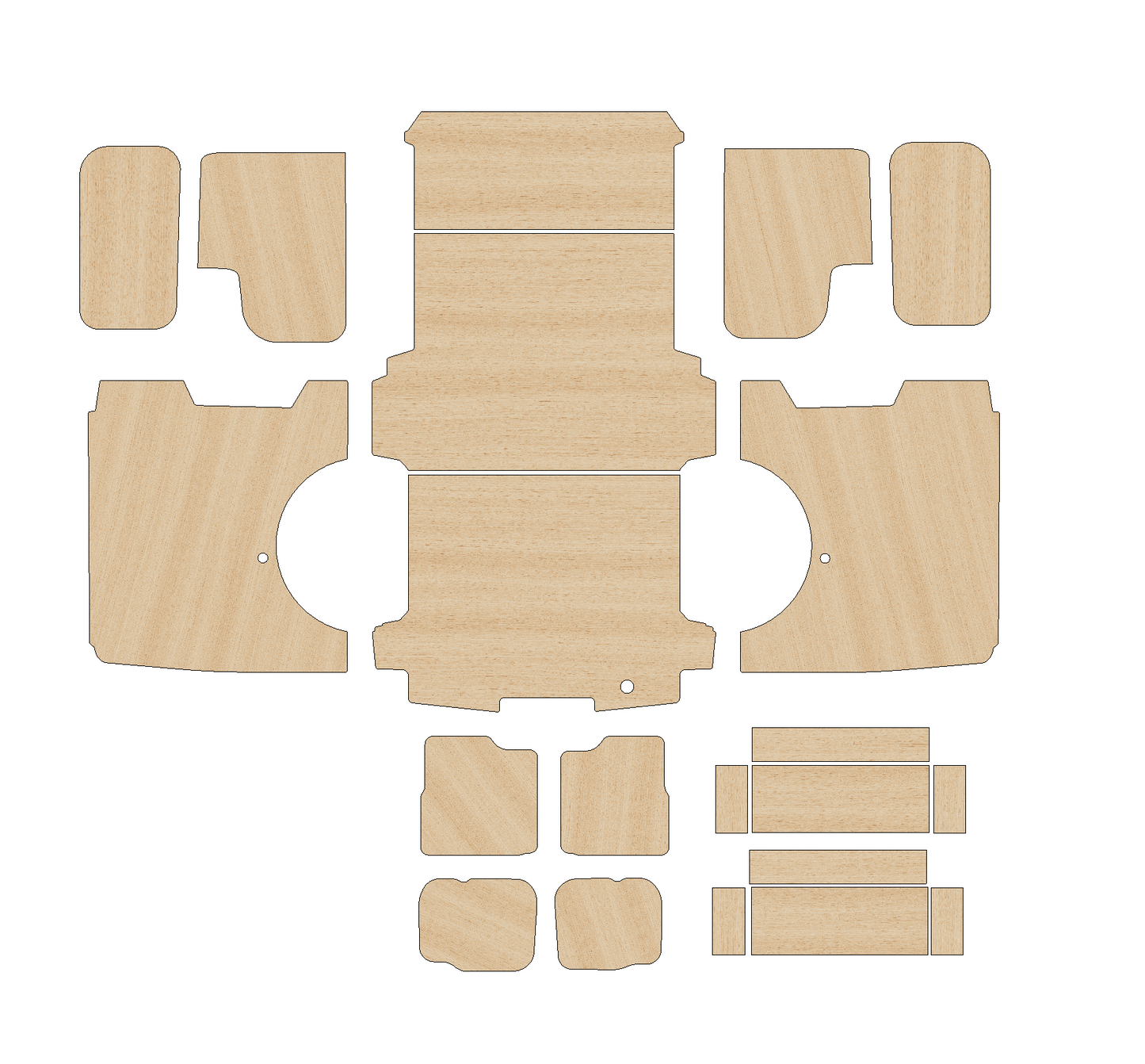 Ford Transit Custom 2023 - Present  - Full Ply Lining Kit
