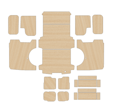 Ford Transit Custom 2023 - Present  - Full Ply Lining Kit