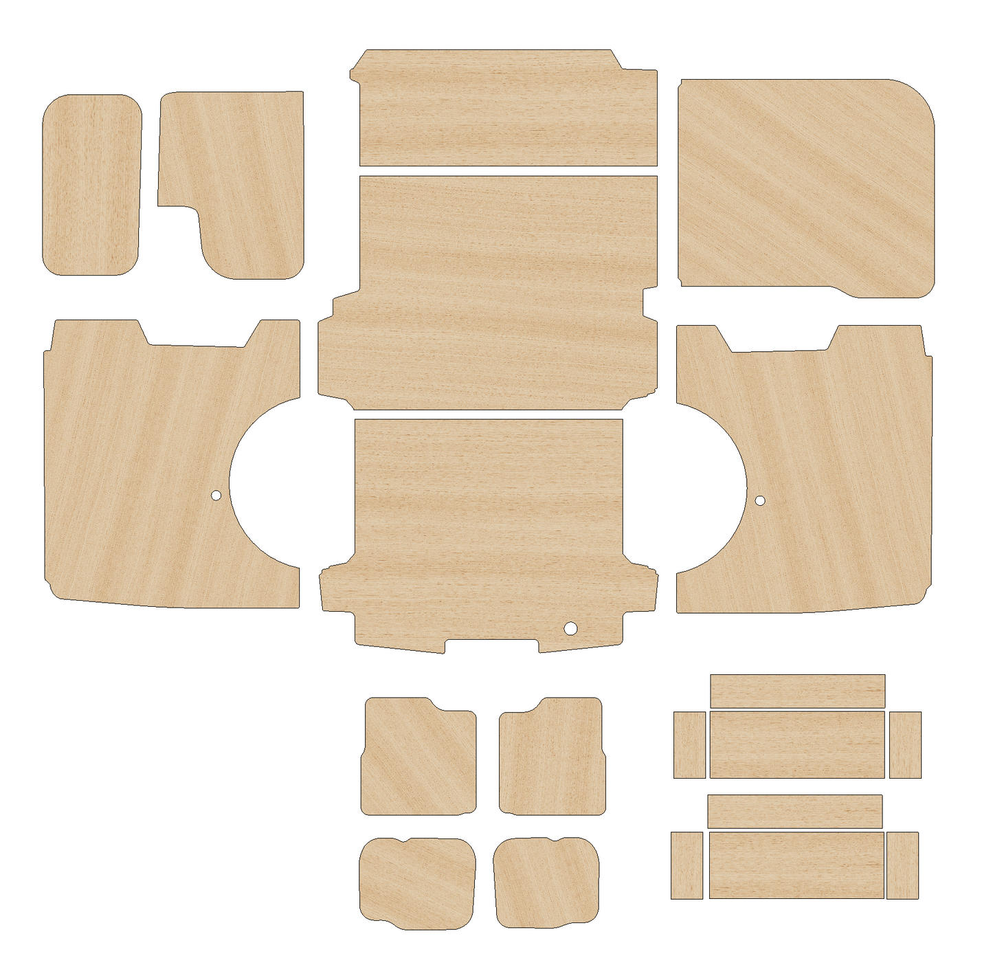 Ford Transit Custom 2023 - Present  - Full Ply Lining Kit