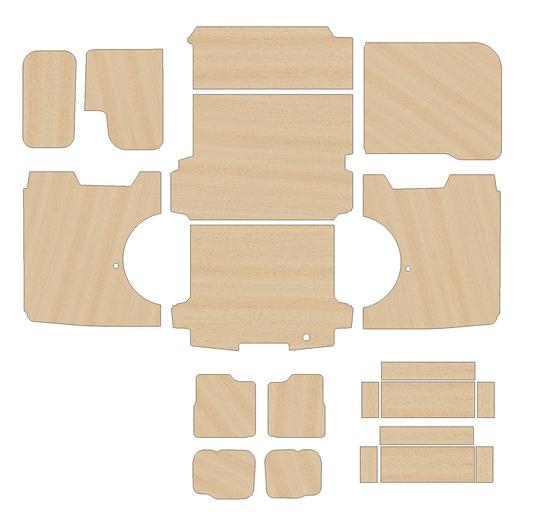 Ford Transit Custom 2023 - Present- Full Ply Lining Kit