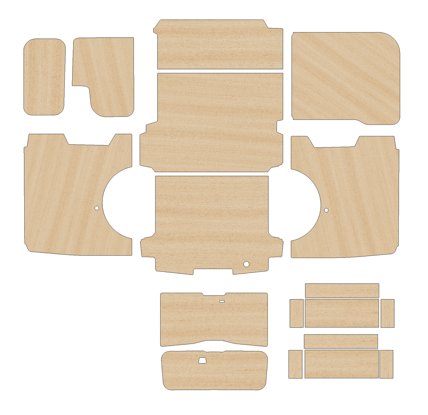 Ford Transit Custom 2023 - Present  - Full Ply Lining Kit