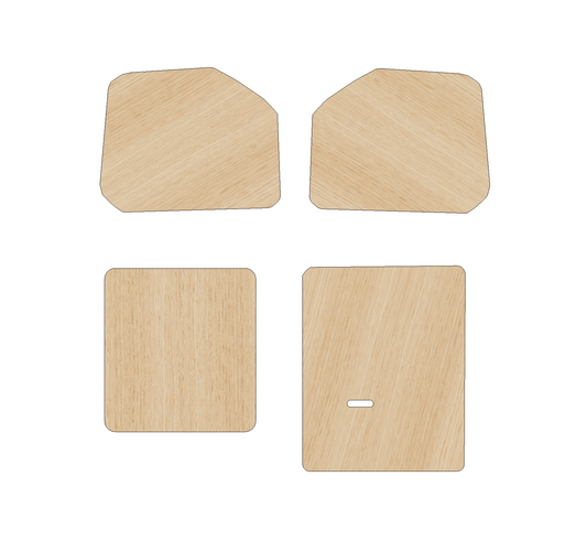 Volkswagen ID. Buzz Cargo 2022 - Present - Rear Door Ply Lining Kit