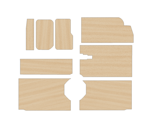 Maxus (Weststar, LDV) V90 Deliver 9 2019-Present LWB  - Side Panels Ply Lining Kit