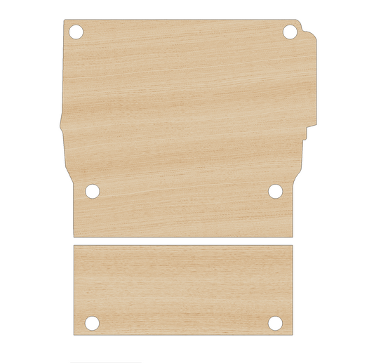 Vauxhall Combo 2018 -Present SWB One Sliding Door - Floor Ply Lining Kit Ply Lining Kit