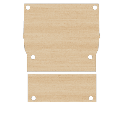Vauxhall Combo 2018 -Present SWB Two Sliding Doors - Floor Ply Lining Kit