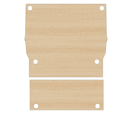 Vauxhall Combo 2018 -Present SWB Two Sliding Doors - Floor Ply Lining Kit