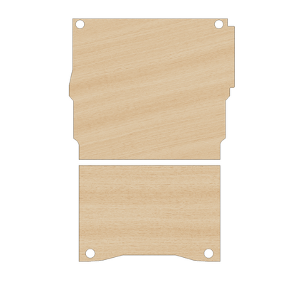 Vauxhall Combo 2018 -Present  LWB One Sliding Door - Floor Ply Lining Kit