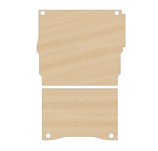 Vauxhall Combo 2018 -Present  LWB One Sliding Door - Floor Ply Lining Kit