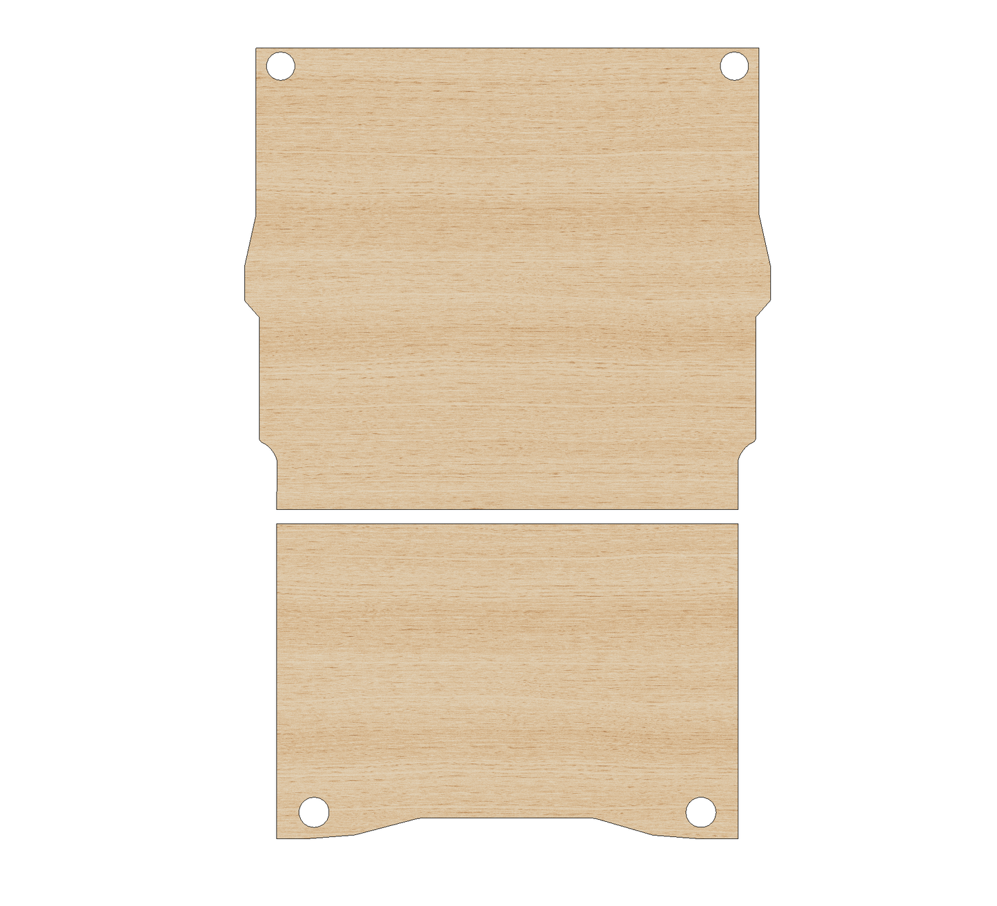 Vauxhall Combo 2018 -Present  LWB Two Sliding Doors - Floor Ply Lining Kit