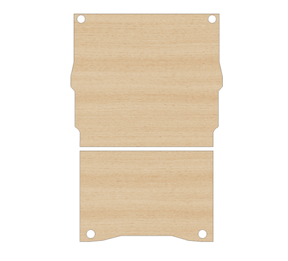 Vauxhall Combo 2018 -Present  LWB Two Sliding Doors - Floor Ply Lining Kit