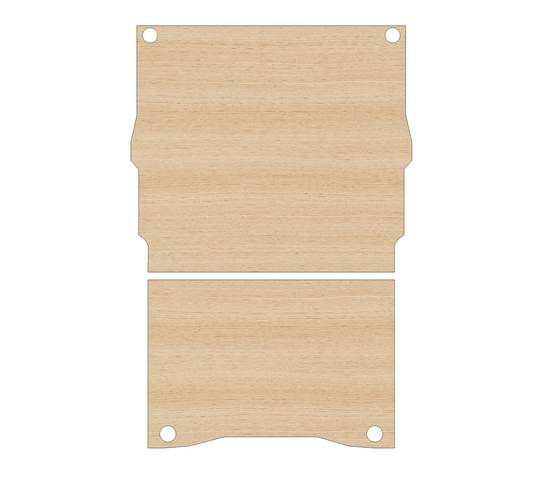 Vauxhall Combo 2018 -Present  LWB Two Sliding Doors - Floor Ply Lining Kit