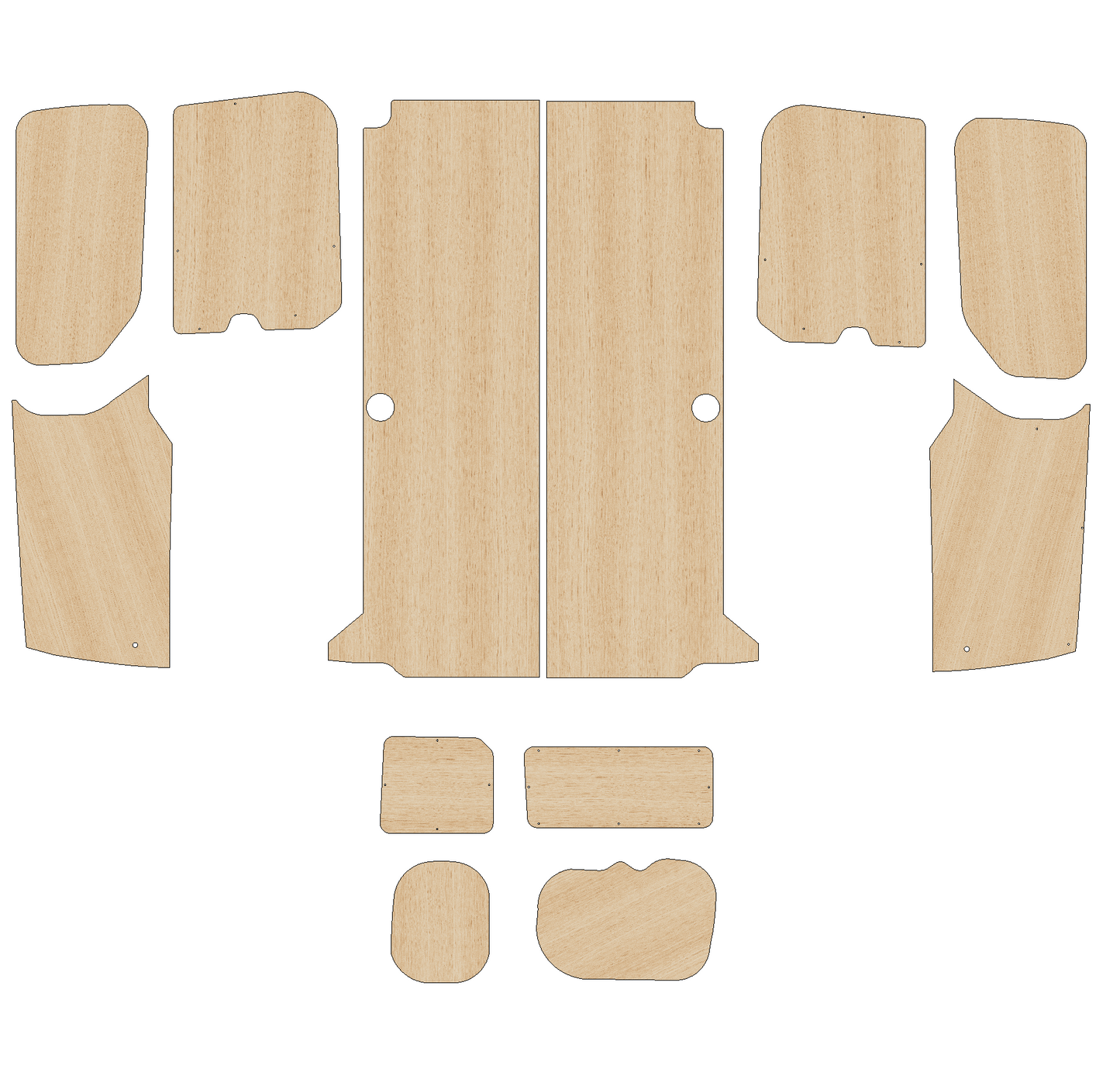 Nissan Townstar 2021-Present - Full Ply Lining Kit