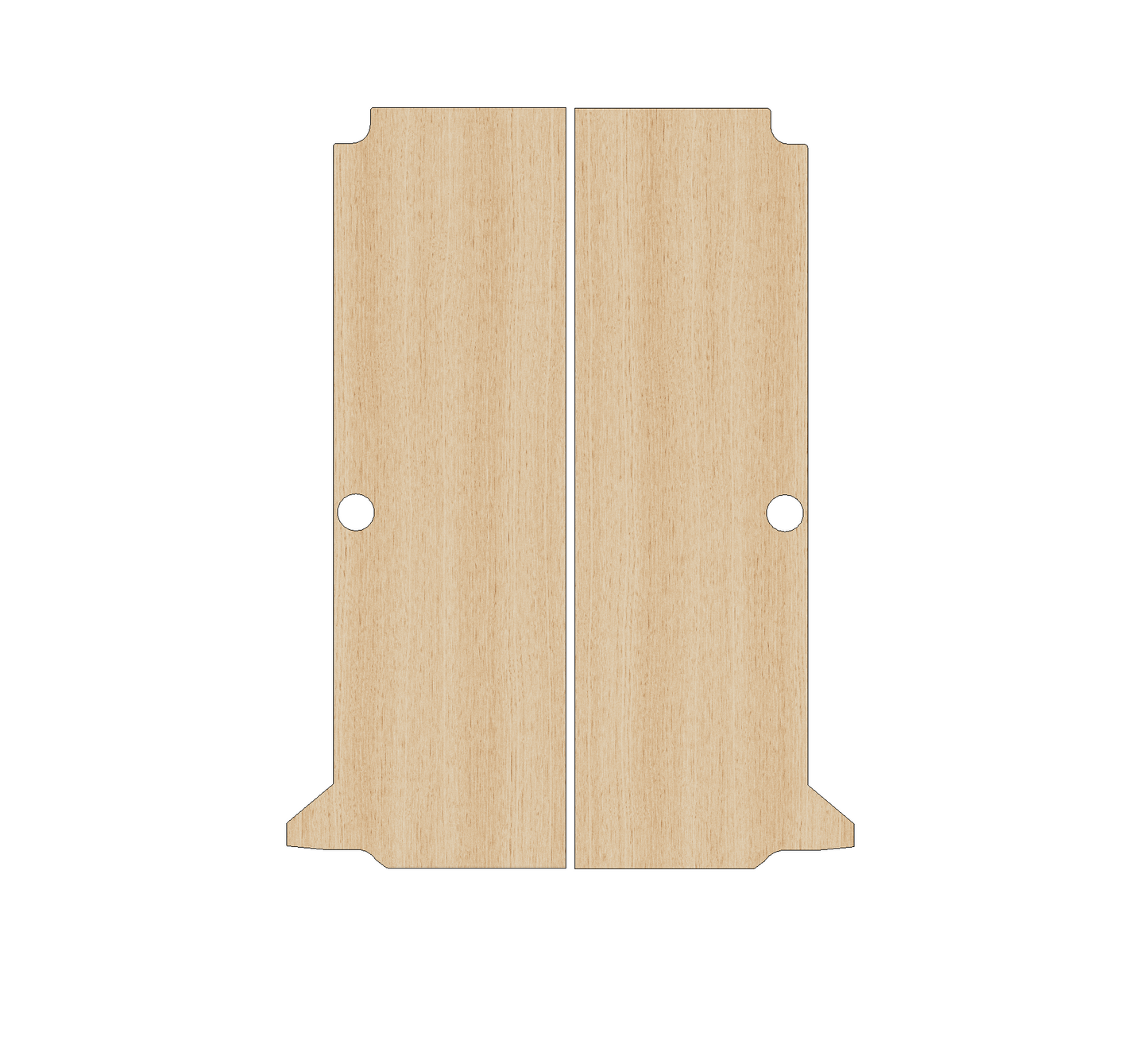 Renault Kangoo 2021-Present - L2 (LWB) - Floor Ply Lining Kit