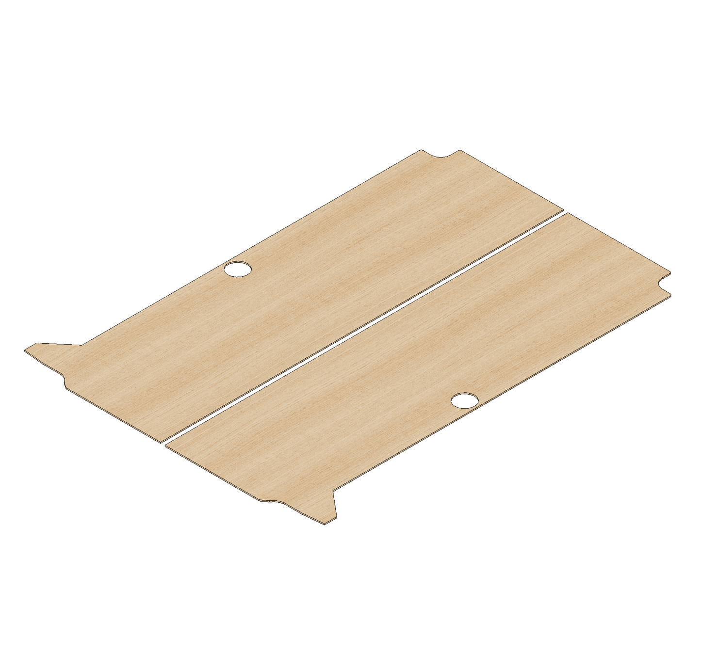 Renault Kangoo 2021-Present - L2 (LWB) - Floor Ply Lining Kit