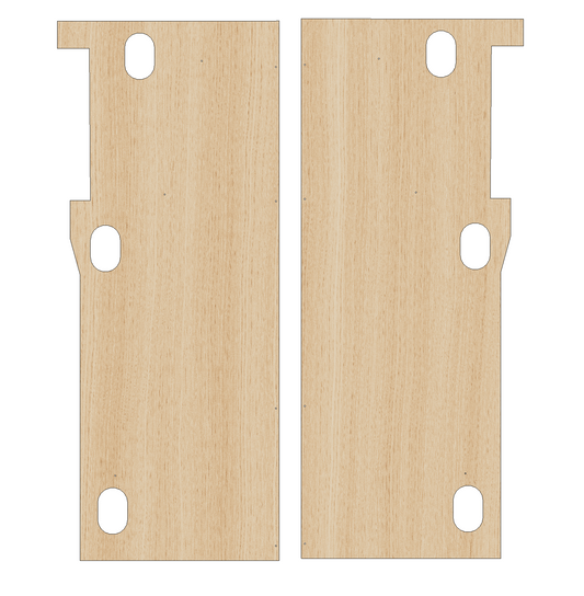 Ford Transit Connect 2014-2021 SWB, Base Model 2 sliding door - Floor Ply Lining Kit