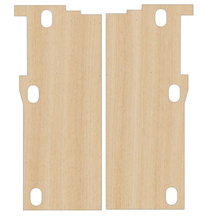 Ford Transit Connect 2014-2021 SWB Trend or Limited Dual Sliding Door- Floor Ply Lining Kit