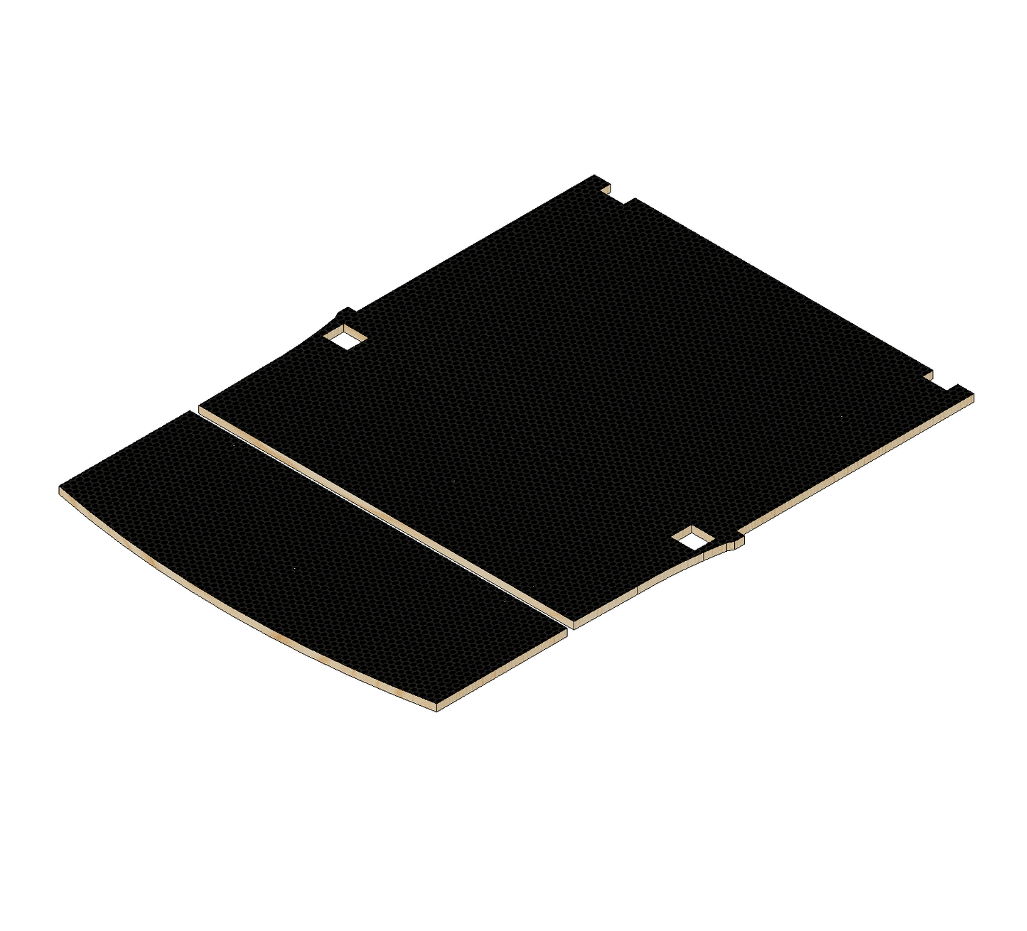 Volkswagen Caddy 2010-2020 | 2 Sliding Door -| Birch Phenolic Hexagrip Faced Flooring