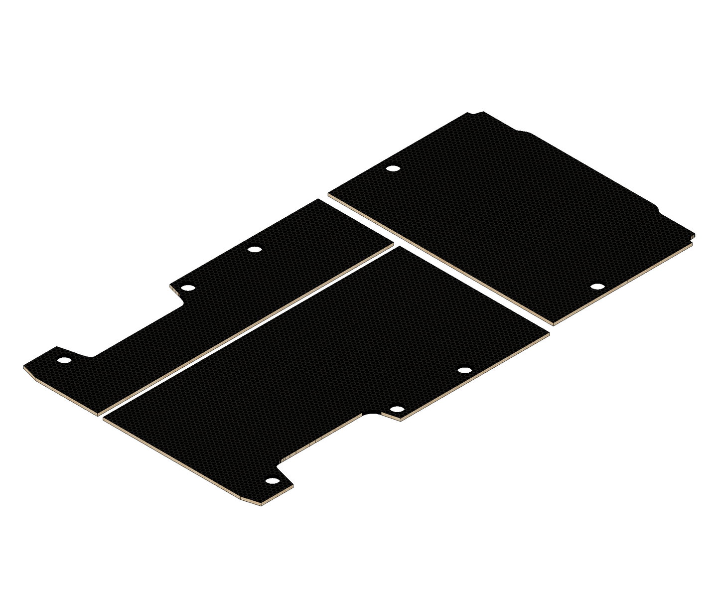 Toyota ProAce Max 2023-Present | LWB | Without Bulkhead  | Birch Phenolic Hexagrip Faced Flooring