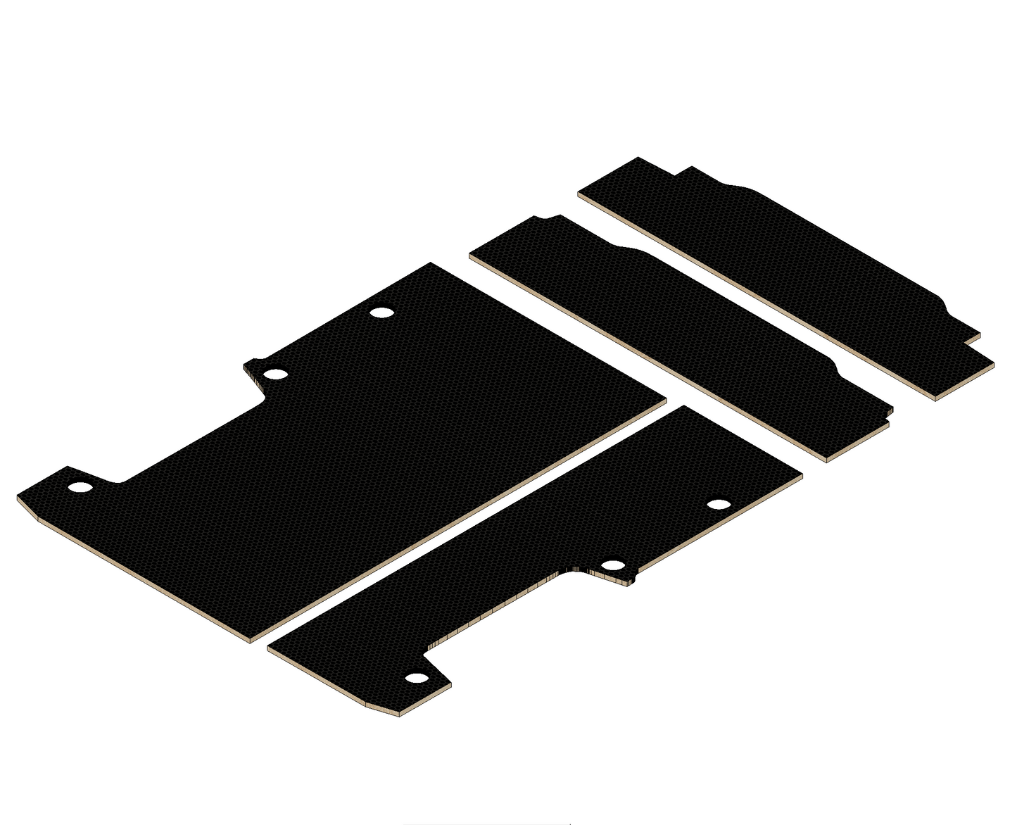 Toyota ProAce Max 2023-Present | SWB | Birch Phenolic Hexagrip Faced Flooring