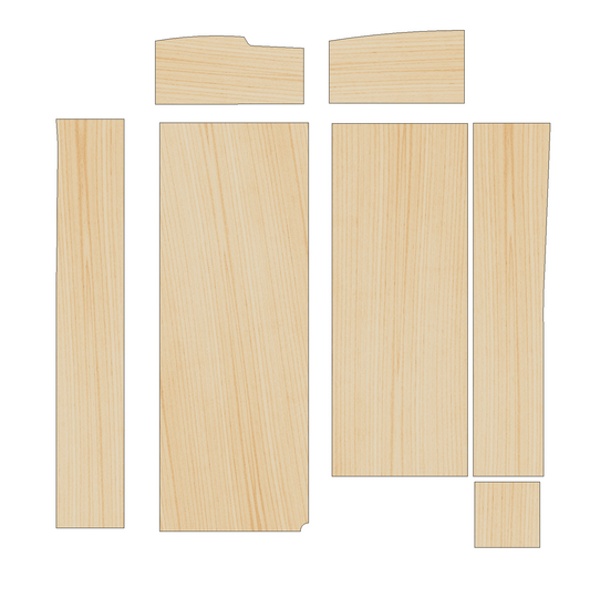 Volkswagen Caddy 2010-2020 | 1 Sliding Door | Wheel Boxes Ply Lining Kit