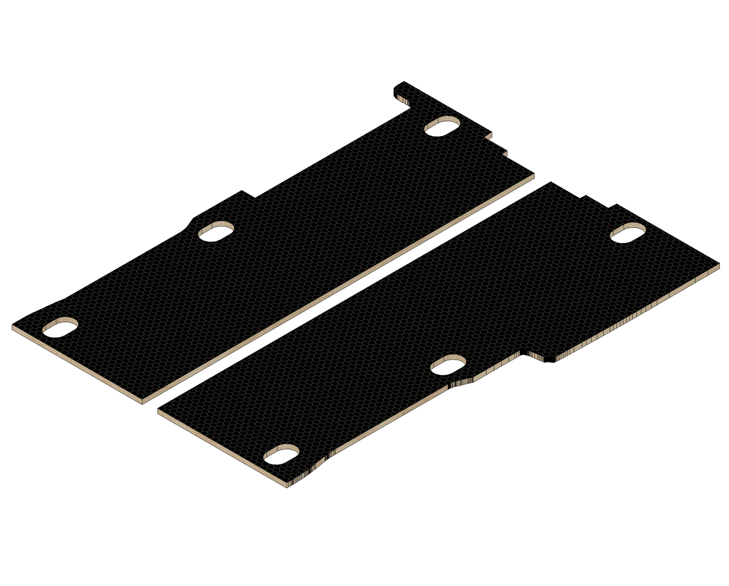 Ford Transit Connect 2014-2021 | LWB | Trend or Limited | Single Sliding Door | Birch Phenolic Hexagrip Faced Flooring
