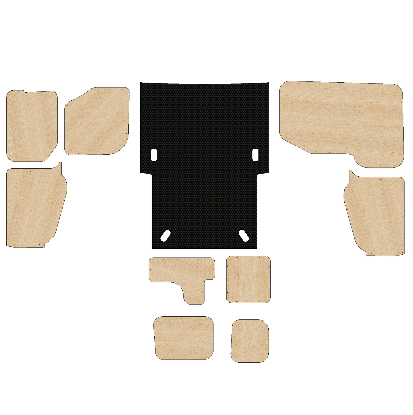 Ford Transit Courier 2023-Present  - Full Ply Lining Kit