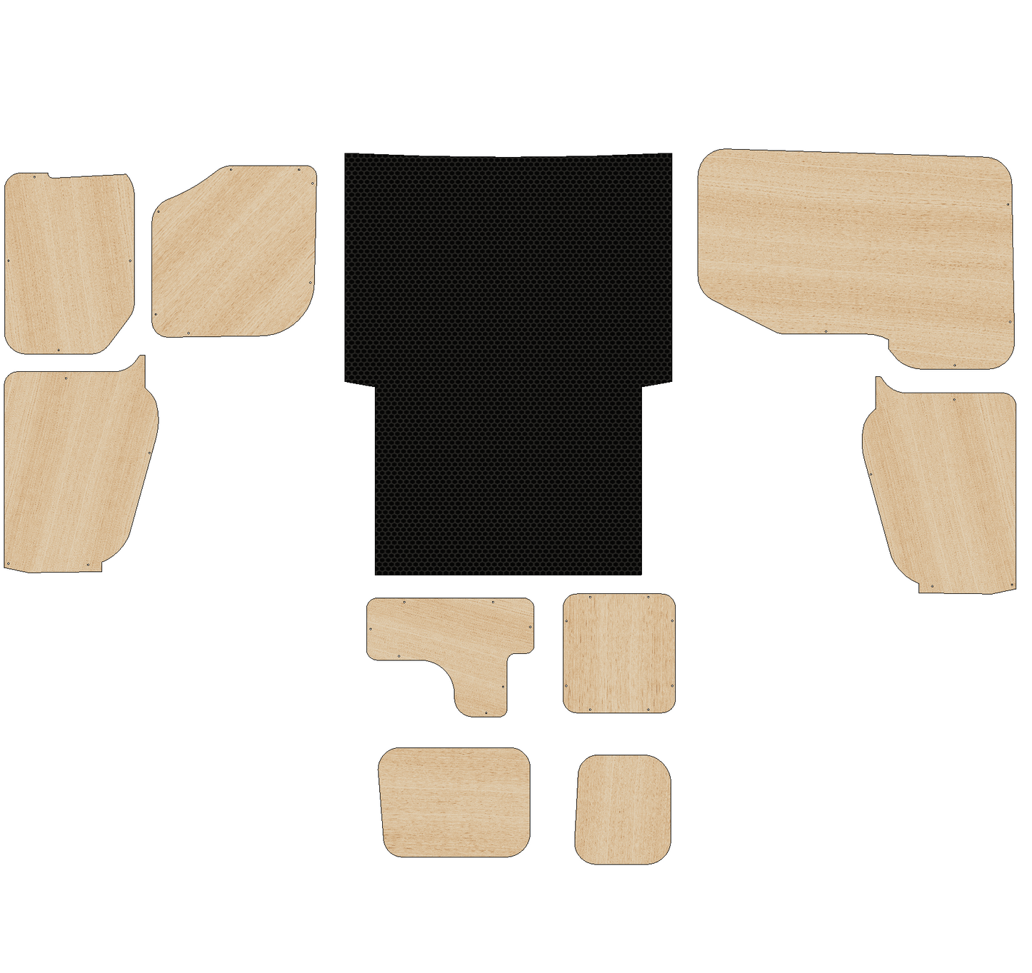 Ford Transit Courier 2023-Present  - Full Ply Lining Kit