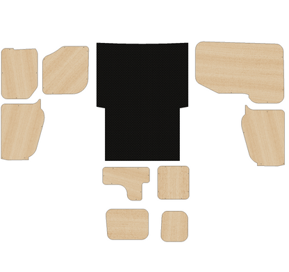 Ford Transit Courier 2023-Present  - Full Ply Lining Kit