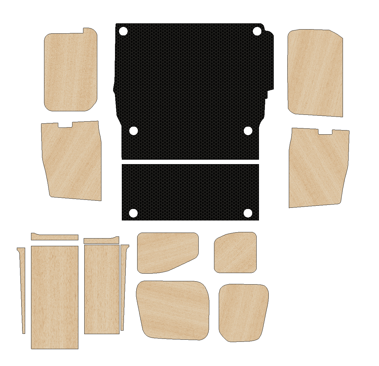 Vauxhall Combo 2018-Present  - Full Ply Lining Kit