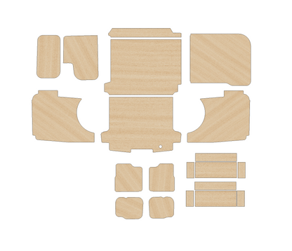 Ford Transit Custom 2023 - Present- Full Ply Lining Kit