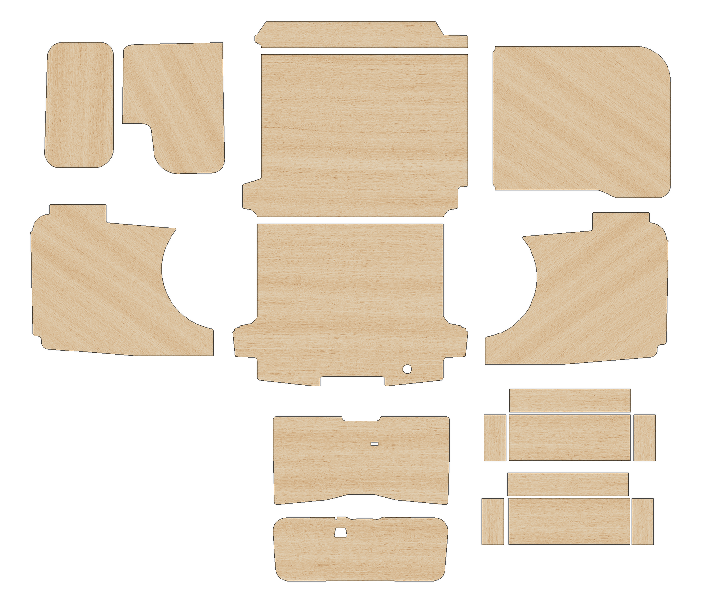 Ford Transit Custom 2023 - Present- Full Ply Lining Kit